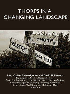 cover image of Thorps in a Changing Landscape
